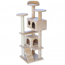 Kakei Cat tree Tower Furniture Scratcher Multi Level CT-004 40*40*125 cm