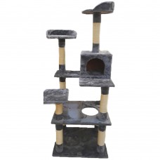 Kakei Cat tree Tower Furniture Scratcher Multi Level QQ80854C 60*50*h152 cm