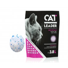 GEOHELLAS CAT LEADER CRYSTAL CAT LITTER- FRESH LAVENDER AROMA- 3.8 L (SILICA GEL)