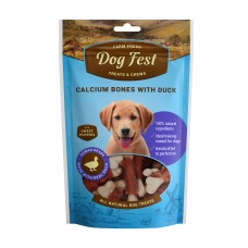 Dog Fest Calcium bones with duck for puppies - 90g (3.17oz) dog treats