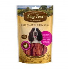 Dog Fest Duck fillet on a chewy stick for adult dogs - 90g (3.17oz) dog treats