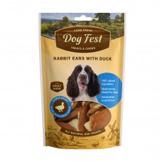 Dog Fest Rabbit ears with duck for adult dogs - 90g (3.17oz) dog treats
