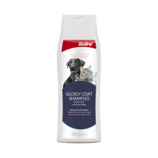 Bioline Glossy Coat Shampoo-Dogs and Cats-250 ml