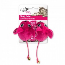 All For Paws TINKLY TWINS - PINK cat toy