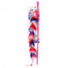 All For Paws LONG FLUFF WAND - RED cat toy