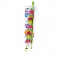 All For Paws LONG FLUFF WAND - GREEN cat toy