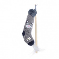 ALL FOR PAWS SOCK CUDDLER - SOCK WAND CAT