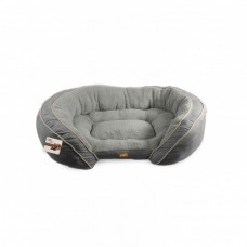 ALL FOR PAWS LUXURY LOUNGE BED - MEDIUM/GREY
