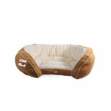 ALL FOR PAWS LUXURY LOUNGE BED - MEDIUM/TAN
