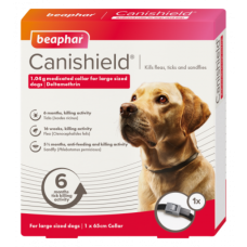 BEAPHAR CANISHIELD FLEA & TICK COLLAR (DELTAMETHRIN) - LARGE DOGS