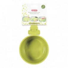 ZOLUX RODENT CAGE PLASTIC FEEDER - GREEN 500ML