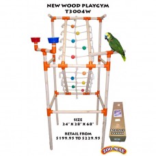 Zoo-Max PLAYGYM WOOD bird item cage stand