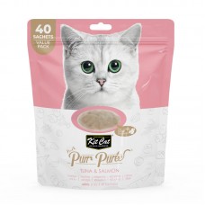 Kit Cat Purr Puree Tuna & Salmon (40 Sachets Value Pack)