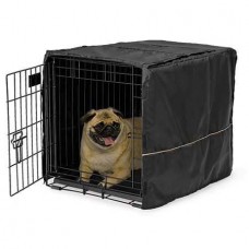 MidWest Black Polyester Pet Crate Covers 24 inch