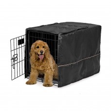 MidWest Black Polyester Pet Crate Covers 30 inch