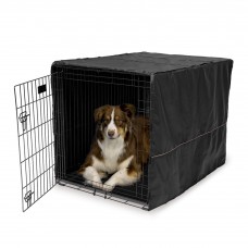MidWest Black Polyester Pet Crate Covers 42 inch