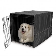MidWest Black Polyester Pet Crate Covers 48 inch