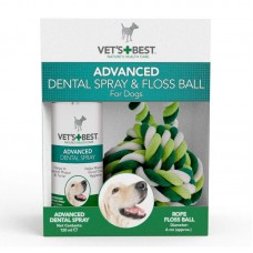 SIMPLE SOLUTION Advanced Dental Spray & Floss Ball for Dogs 120ml