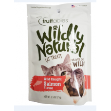 Fruitables Wildly Natural Cat Treats - Salmon Flavor (71g) cat treats