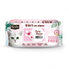 Kit Cat 5-in-1 Cat Wipes CHERRY BLOSSOM Scented