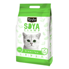 Kit Cat Soya Clump Soybean Litter – Green Tea 7L
