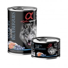 Alpha Spirit Wet Food Salmon and Blueberries 400grms