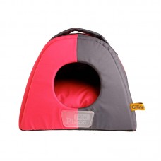 Gigwi Place Pet House Canvas ,Plush, TPR (Red Rose) S