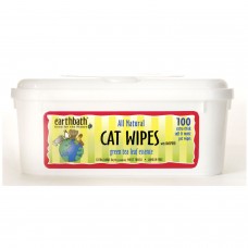 Earth Bath Cat Grooming Wipes With Awapuhi, Green Tea Scent 100pcs