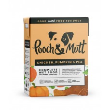 Pooch & Mutt Chicken, Pumpkin & Pea Dog Wet Food 375G