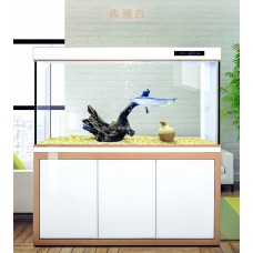 Kakei CCG-1500 large aquarium fish tank glass white color bottom filter sump filter 120*50*H161cm