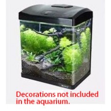 BOYU EC-400 glass aquarium fish tank black color small for home and office