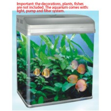 JEBO R239 glass aquarium fish tank champagne color small for home and office