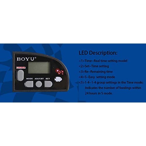 boyu automatic fish feeder