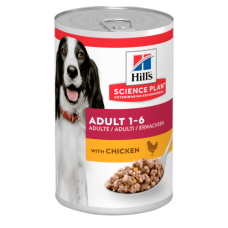 Hills Science Plan Adult Dog Food With Chicken (12x370g)
