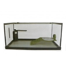 KWZONE SMALL ANIMAL ITEMS TURTLE ITEMS KW GLASS TURTLE TANK WITHOUT RL101