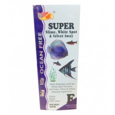 Ocean Free SUPER Slime, White Spot & Velvet Away 120ml fish items water medicine